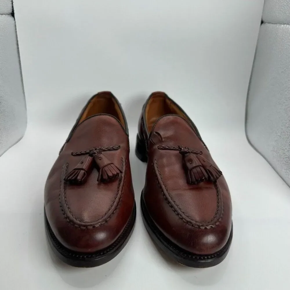 Allen Edmonds Dress Shoes‎ Mens Size 10 A Brown Brookwood Loafers Leather Oxford